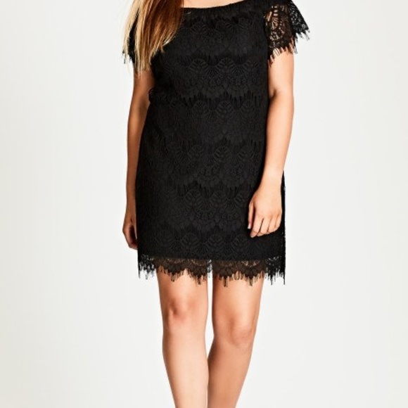 black shift dress size 22